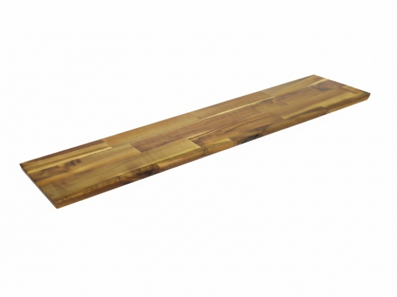 Artisanal Acacia Wood Floating Shelf - Premium Wall Mounted Shelving